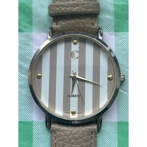 Charming Charlie Beige And White Dial Women’s Quartz Watch